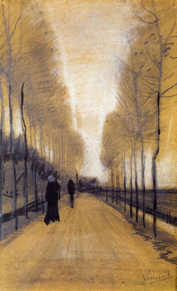 Alley Bordered by Trees, 1884