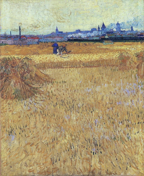 Arles - View from the Wheat Fields, 1888 01