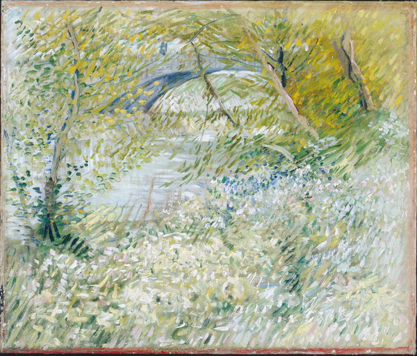 Banks of the Seine with the Pont de Clichy in the Spring, 1887