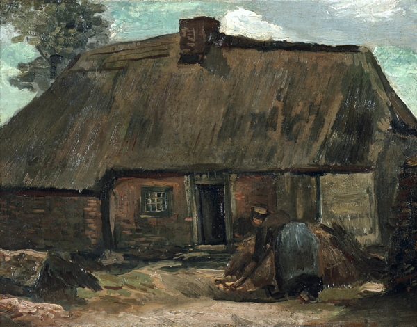 TFJ225961 Cottage with Farmers Digging, 1885 (oil on canvas) by Gogh, Vincent van (1853-90); 30.5x40 cm; 漏 Tokyo Fuji Art Museum, Tokyo, Japan; REPRODUCTION PERMISSION REQUIRED; Dutch,  out of copyright

PLEASE NOTE: The Bridgeman Art Library works with the owner of this image to clear permission. If you wish to reproduce this image, please inform us so we can clear permission for you.