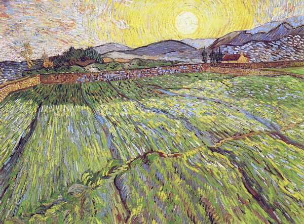 Enclosed Field with Rising Sun, 1889