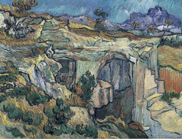 Entrance to a Quarry near Saint-Remy, 1889