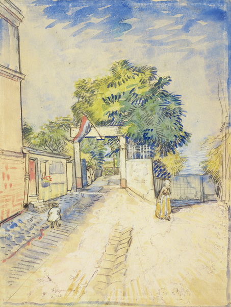 Entrance to the Moulin de la Galette, 1887