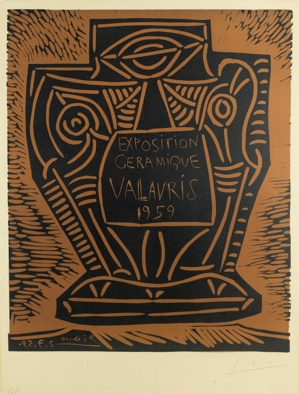 Exposition Céramique, Vallauris 1959 (B. 1286; Cz. 34), 1959