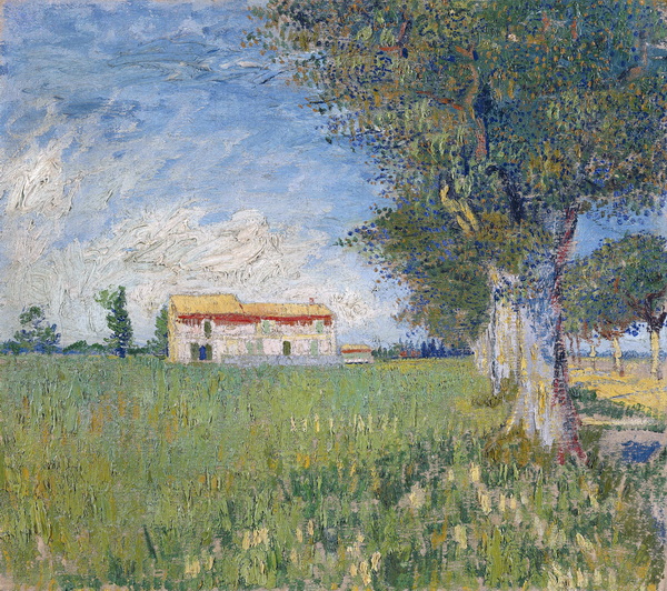 Farmhouse in a Wheat Field, 1888