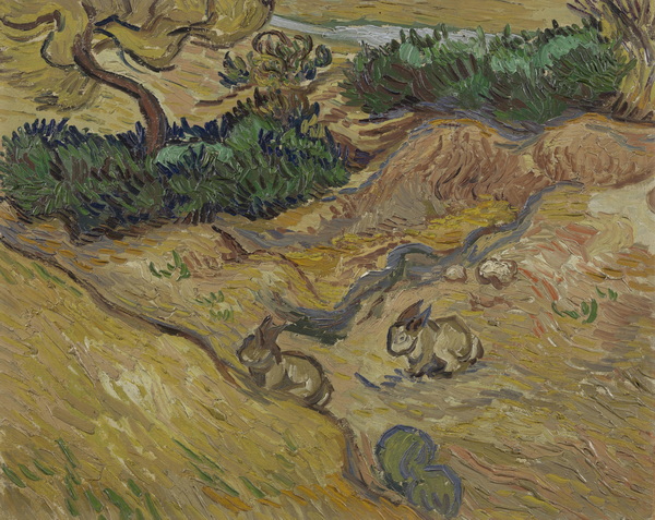 Field with Two Rabbits, 1889