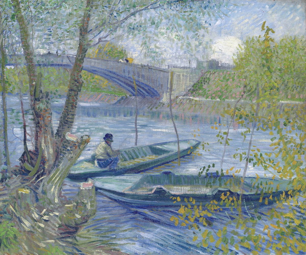 Fishing in the Spring, Pont de Clichy, 1887