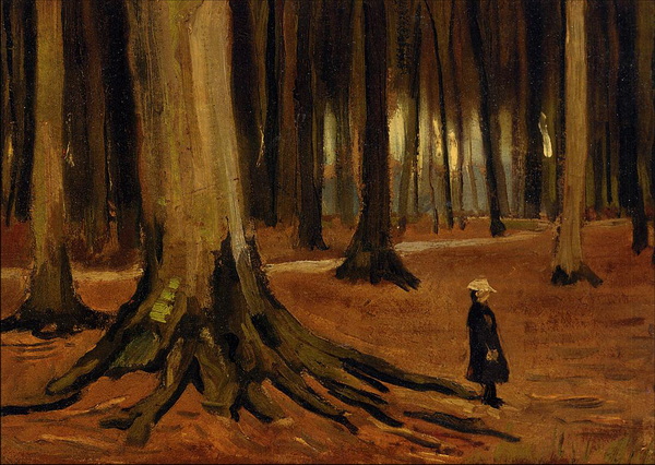 Girl in the Woods, 1882