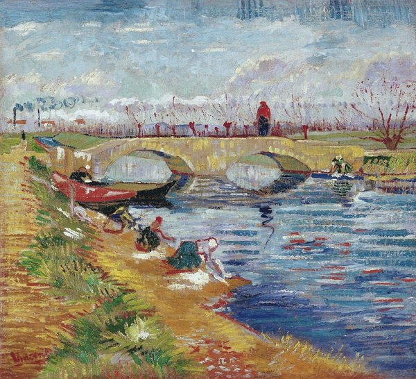 Gleize Bridge over the Vigueirat Canal, 1888