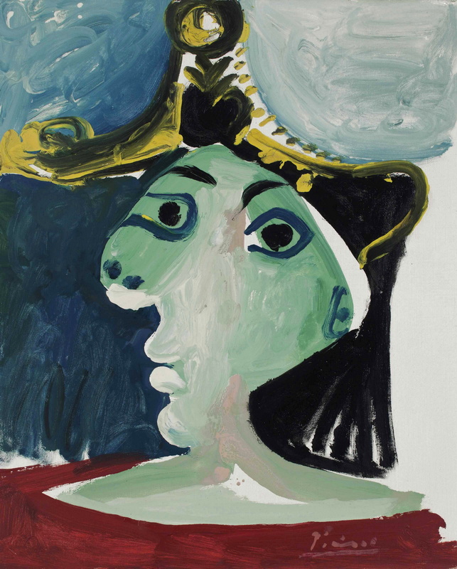 Head of a Woman in a Hat, 1965