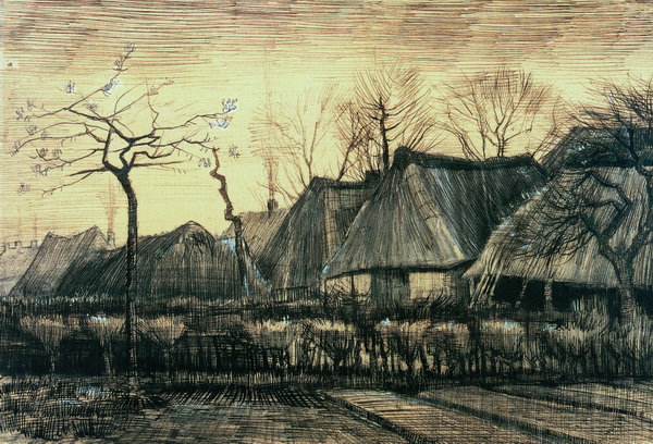 Houses with Thatched Roofs, 1884