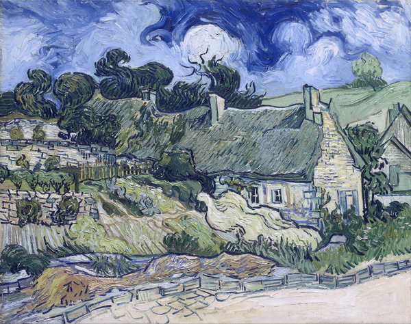 Houses with Thatched Roofs, Cordeville, 1890