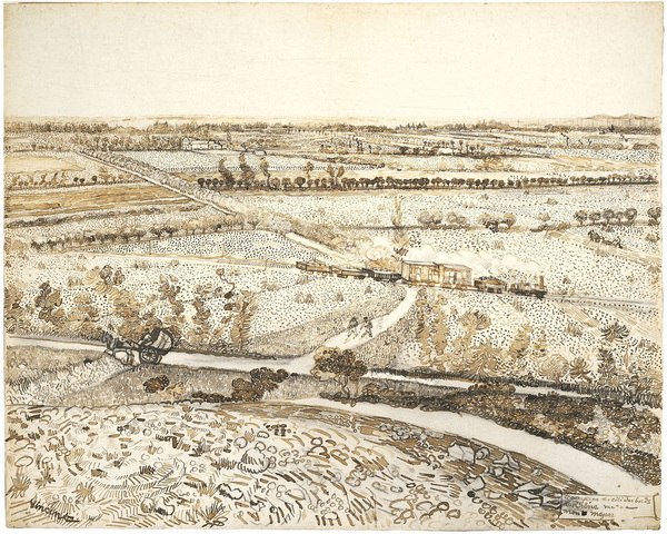 La Crau from Montmajour, 1888