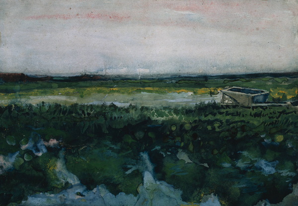 Landscape with Wheelbarrow, 1883