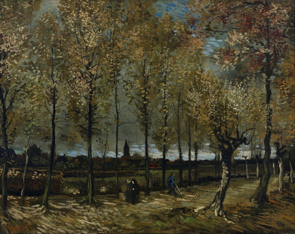 Lane with Poplars, 1885