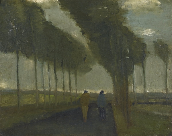 Lane with Two Figures, 1885 (Sotheby`s version)