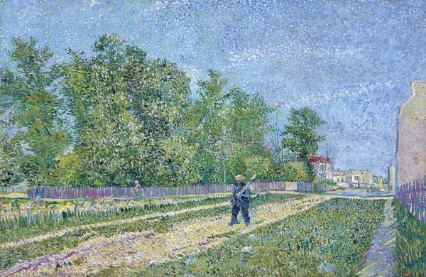 Man with Spade in a Suburb of Paris, 1887