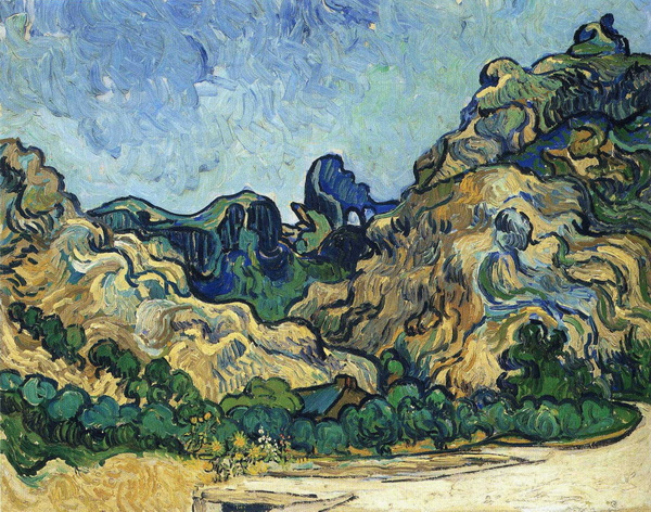 Mountains at Saint-Remy, 1889