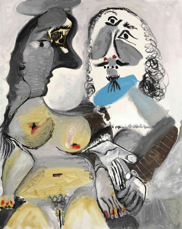 Musketeer and Nude Sitting, 1967