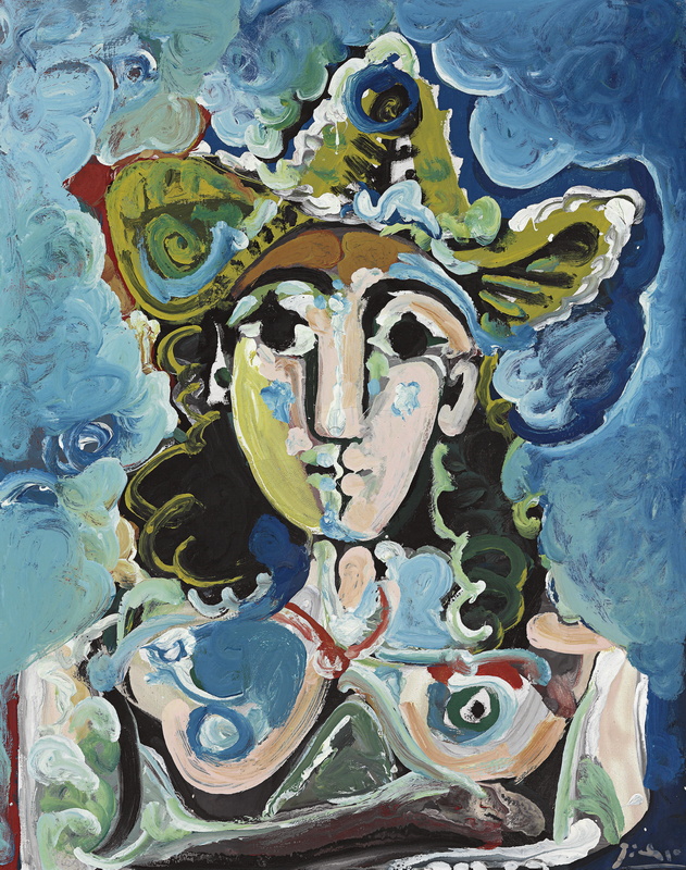 Nude in Hat, Bust, 1965