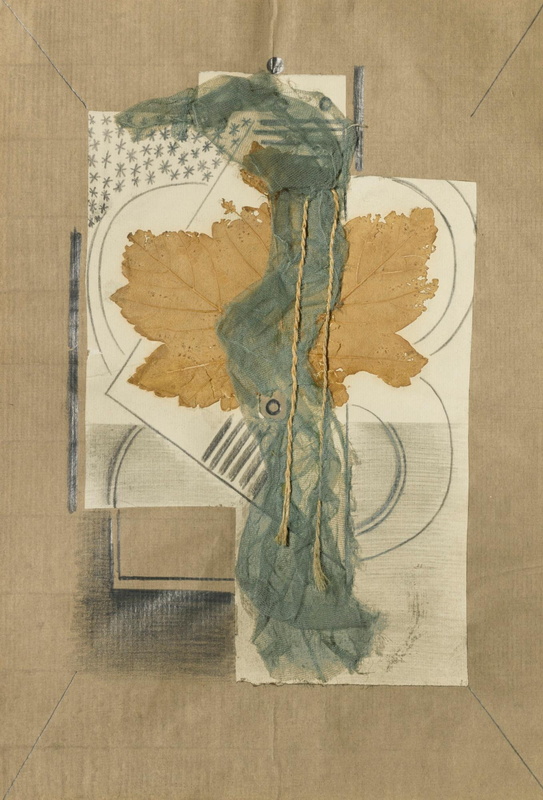 Pablo Picasso-Collage Avec Feuille, Ficelle Et Tulle (Guitare), 1926