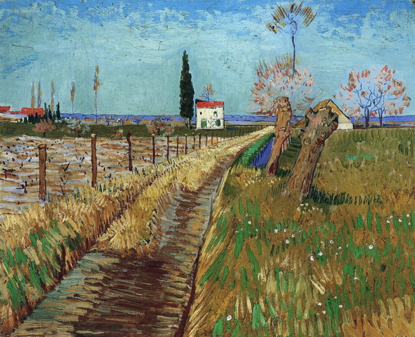 Path through a Field with Willows, 1888