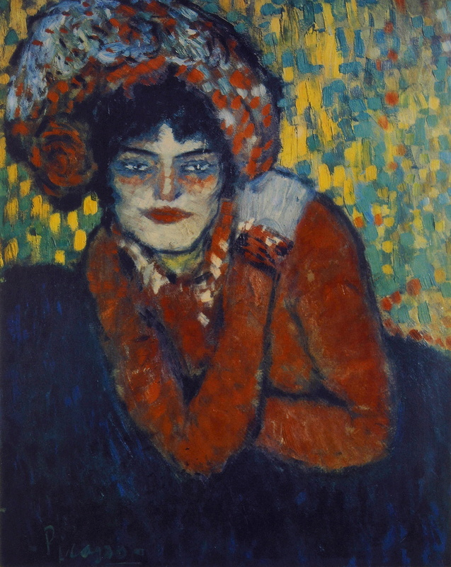 Pierreuse with Her Hand on Her Shoulder, 1901