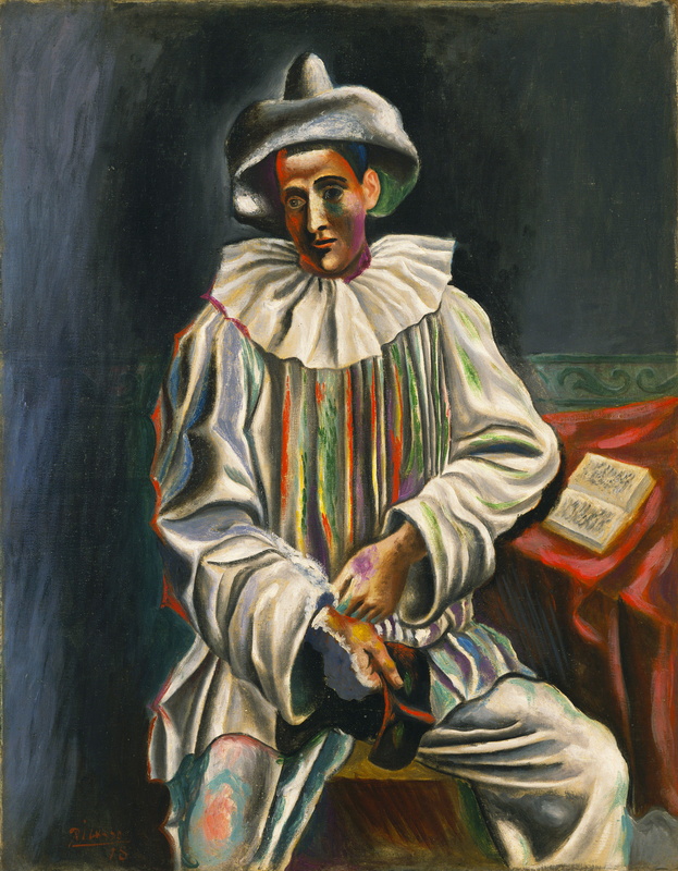 Pierrot with a Mask, 1918