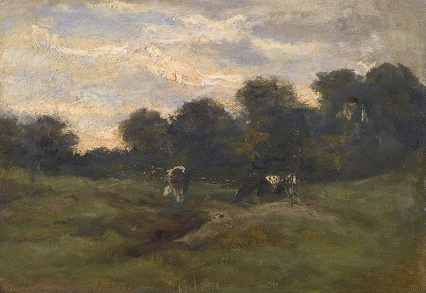 Plain with Two Cows, 1883