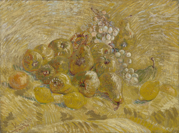 Quinces, Lemons, Pears and Grapes, 1887