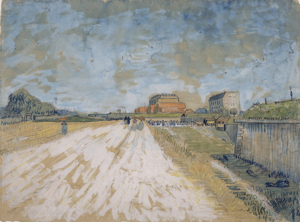 Road Running Beside the Paris Ramparts, 1887