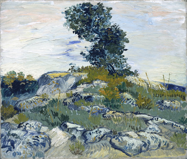 Rocks with Oak Tree, 1888