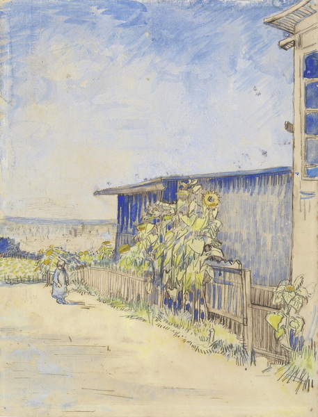 Shed with Sunflowers, 1887