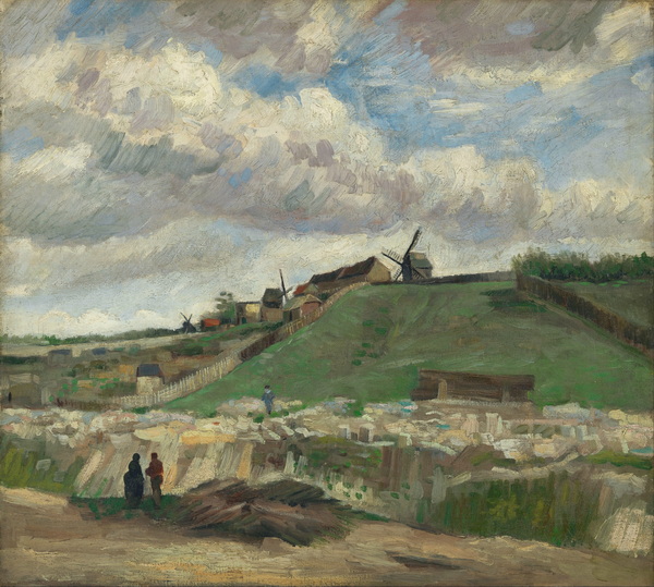 The Hill of Montmartre with Stone Quarry and Windmills, 1886 01