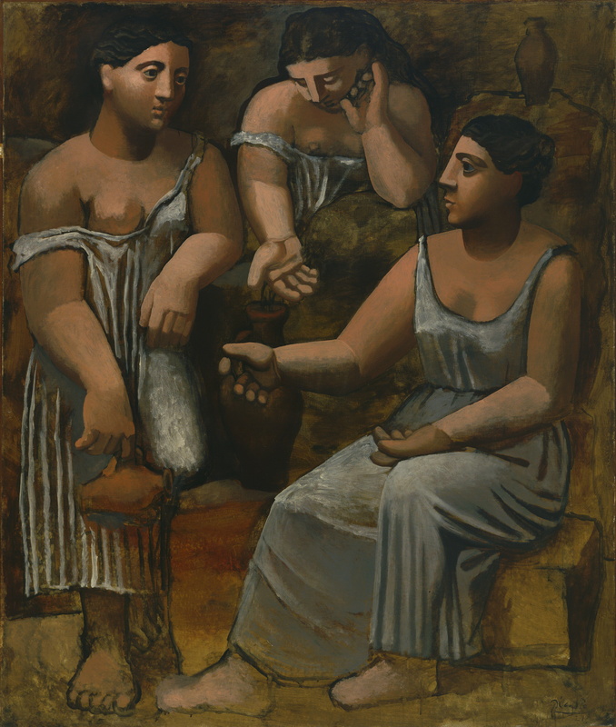 Three Women at a Fountain, 1921