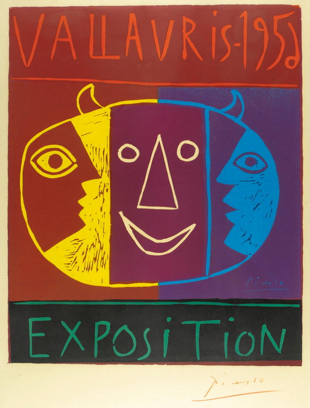 Vallauris - 1956 Exposition (B. 1271; Cz. 19), 1956