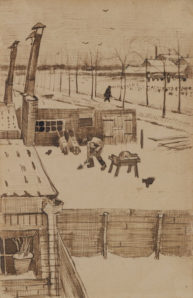 View from the Window of Vincent's Studio, 1883 03