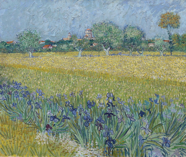 View of Arles with Irises, 1888 (Van Gogh Museum version)