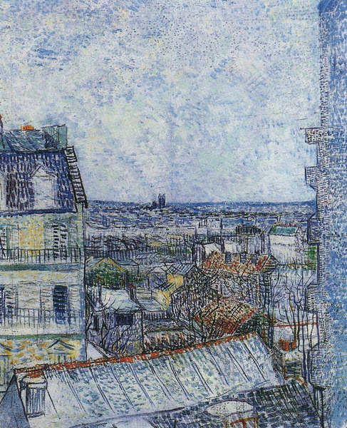 View of Paris from Vincent's Room in the Rue Lepic, 1887