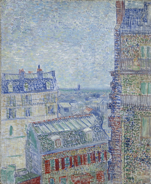 View of Paris from Vincent's Room in the Rue Lepic, 1887