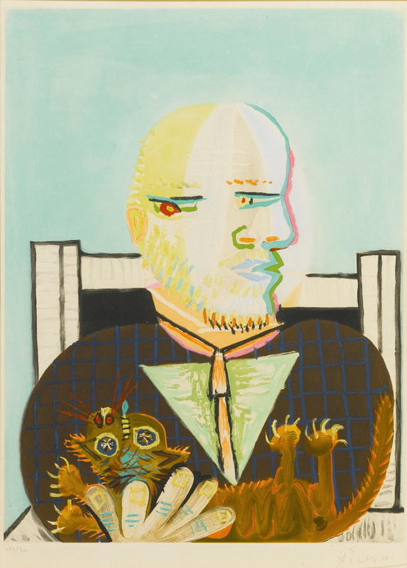 Vollard Et Son Chat, 1960