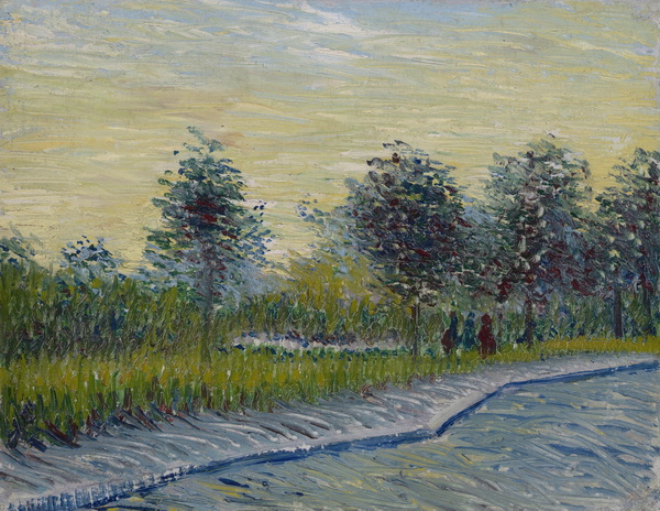 Way in the Voyer d'Angerson Park in Asnieres, 1887