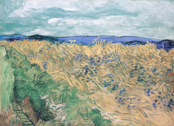 Wheat Field with Cornflowers, 1890