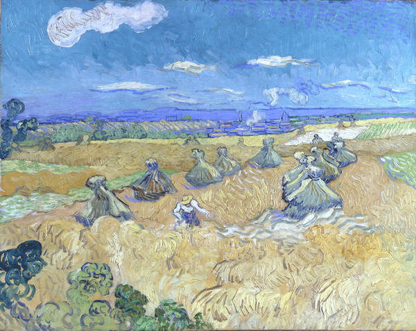 Wheat Fields with Reaper, 1888 (Google Art Project version)