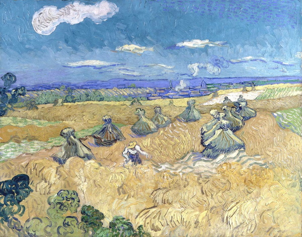 Wheat Fields with Reaper, 1888