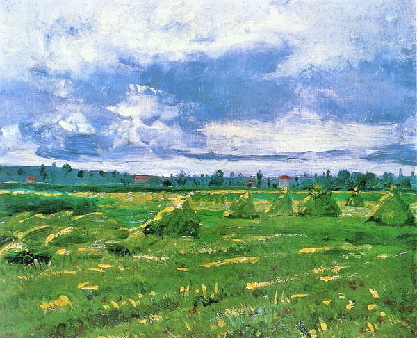 Wheat Fields with Stacks, 1888