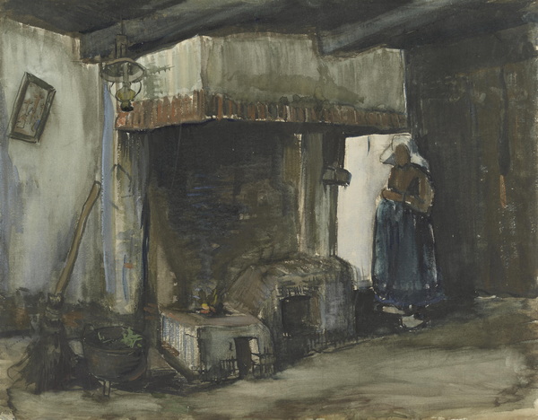 Woman by a Hearth, 1885 03