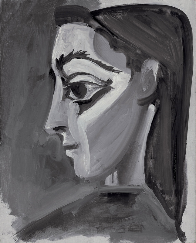 Woman's Head, Profile, 1956