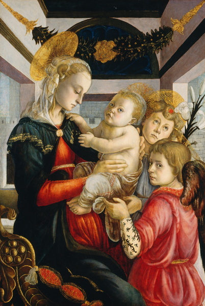 1. Madonna and Child with Two Angels (c. 1460 1465) (Washington, National Gallery).