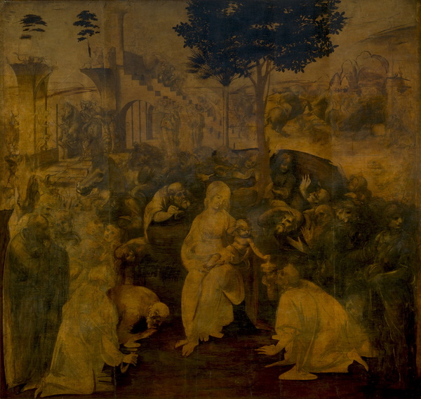 11. Adoration of the Magi (1480-1481) (243x246) (Florence, Uffizi)